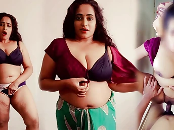 Desi aunty gets mischievous and screws her step-brother-in-law's husband with a vibro
