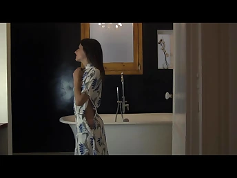 Black-haired Ena Succulent takes off and heads mischievous in the kitchen - Powerful four-20 min Ena Delicious Kitchen Fuckfest