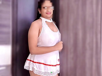 Hunter & Sonu in Nurse livery get kinky with each other's hot bodies in Hindi hookup