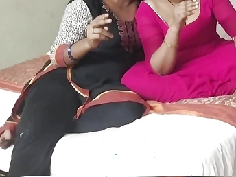 Flamy Indian wifey's bestie in filthy Hindi audio - 3 way fuck-a-thon with wifey's slutty friend