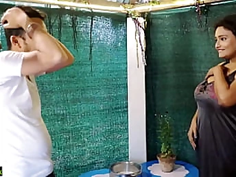 See Indian Bhabhi Suya025 get surprise doggy style fuck-a-thon with her buxomy Indian friend