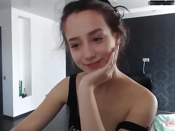 Cute couple having amateur firm sex