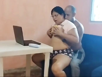 Watch as A this horny stepdad seduces his feeble-minded daughter & pounds her selfish cooch unconfirmed he crams her in nut-juice!