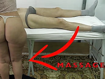 See Masseuse, the Indian maid, finger-kittling and fondling my labia while fumbling my huge bum and providing me a
