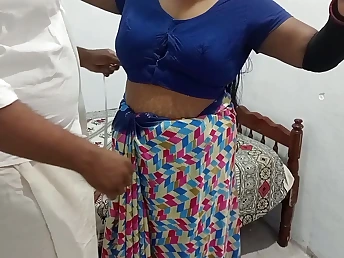 Desi Aunty's Crazy Babel - Tamil Aunty's Hefty Innate Fun bags plus Sex