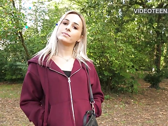 Yr. Marine's Fresh Porno Audition: A teen roughly small knockers and a big ass takes it unfathomable cavity and hard!