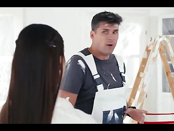 Kristof Cale & Milancheek get their cock-squeezing fuckholes porked apart from a red-hot palm in Housewife Freeuse Time Stop Porn