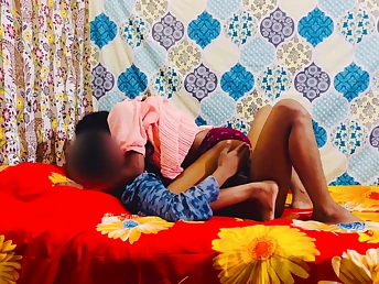 Hot Indian teen caught in the act, banged by her boyfriend's friend at his palace