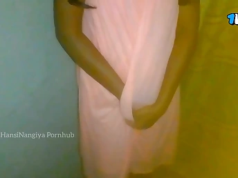 Hot academy chick HansiNangiya gets her tight pussy drilled everlasting in Sri Lanka Pessimistic Time Romp