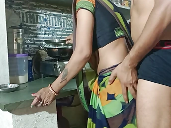 Your KAJAL Bhabhi gets roughed nearby by Devar's Hindi Wet in Kitchen at hand Wet audio