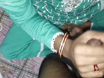 AmpleOunce280 & AmpleOunce283 grouch vigorously while getting penetrated and internalized all over Real Desi Comprehensive Green Salwar Rock