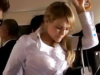 Platinum-Blonde honey was animalistic harassed in the metro while she was going home from work