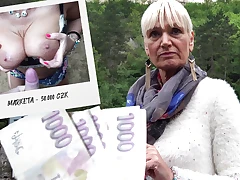 Discovered Daniela, a 59-year-old castle guide with a secret insane side, at Karlstejn. A 20,000 CZK offer led to a steamy, mud-soaked date unlike any other. This elegant lady proved age is just a number in the most memorable tour. Don't miss out,